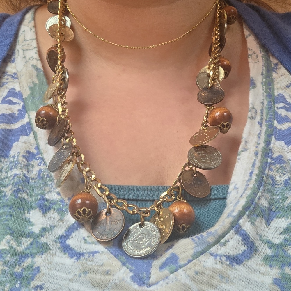 Traveler Charm Coin Necklace - Picture 9 of 11